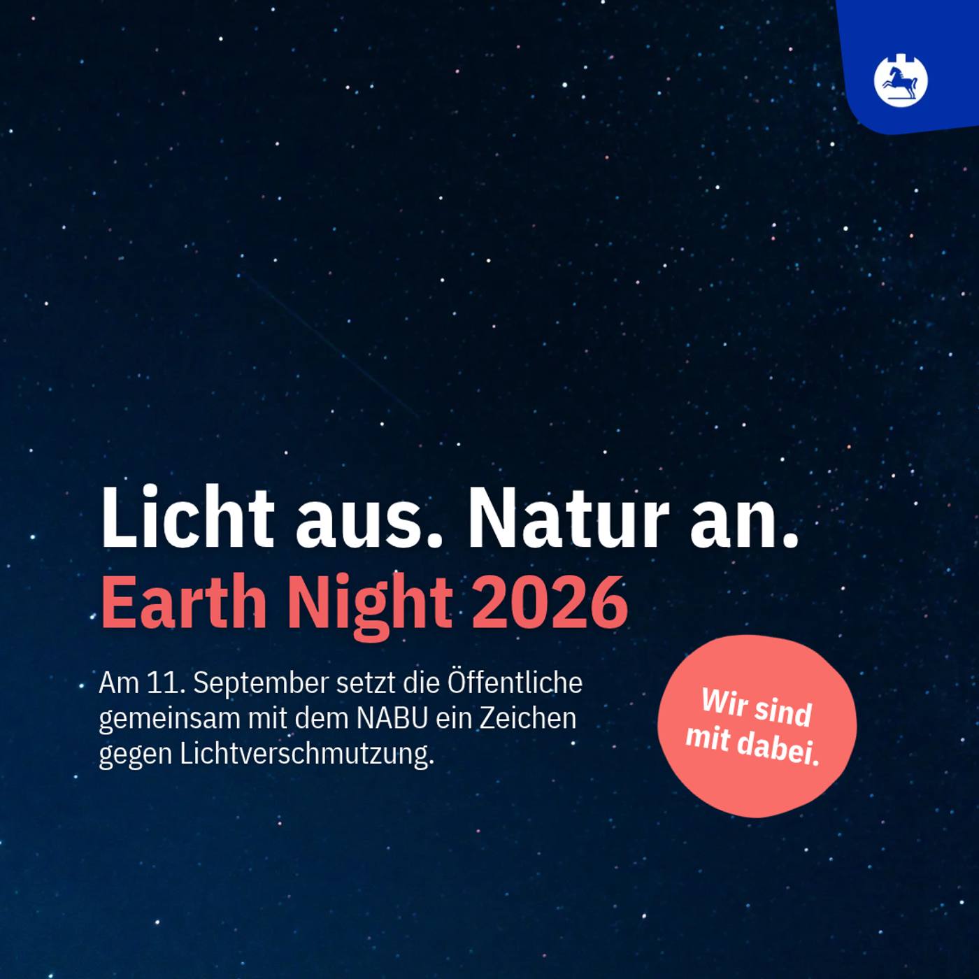 Am 11. September 2026 um 22:00 Uhr heißt es bundesweit: Licht aus! 