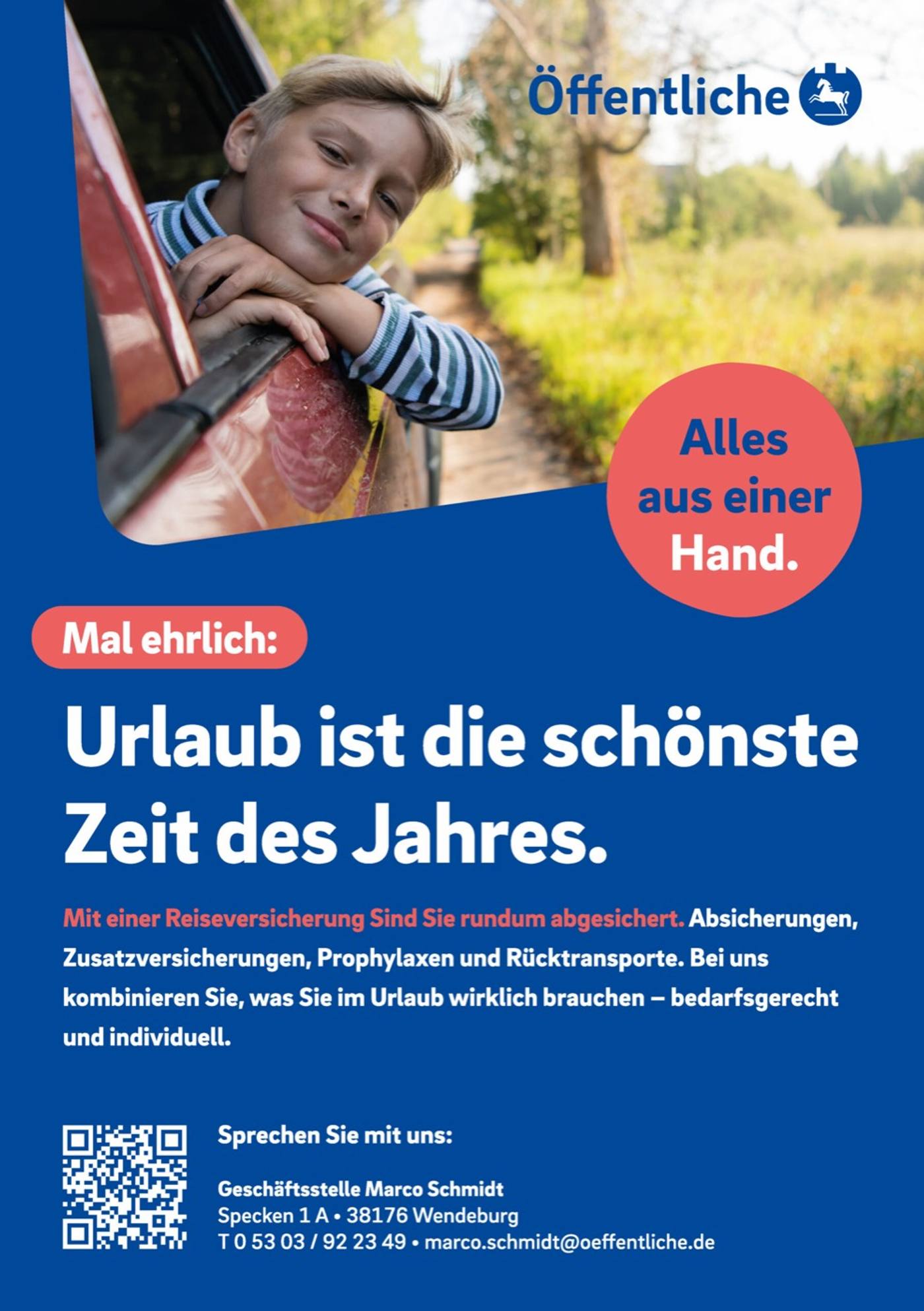 Marco Schmidt, Risikomanager aus Wendeburg, informiert zu den wichtigsten Versicherungen für die geplante Reise
