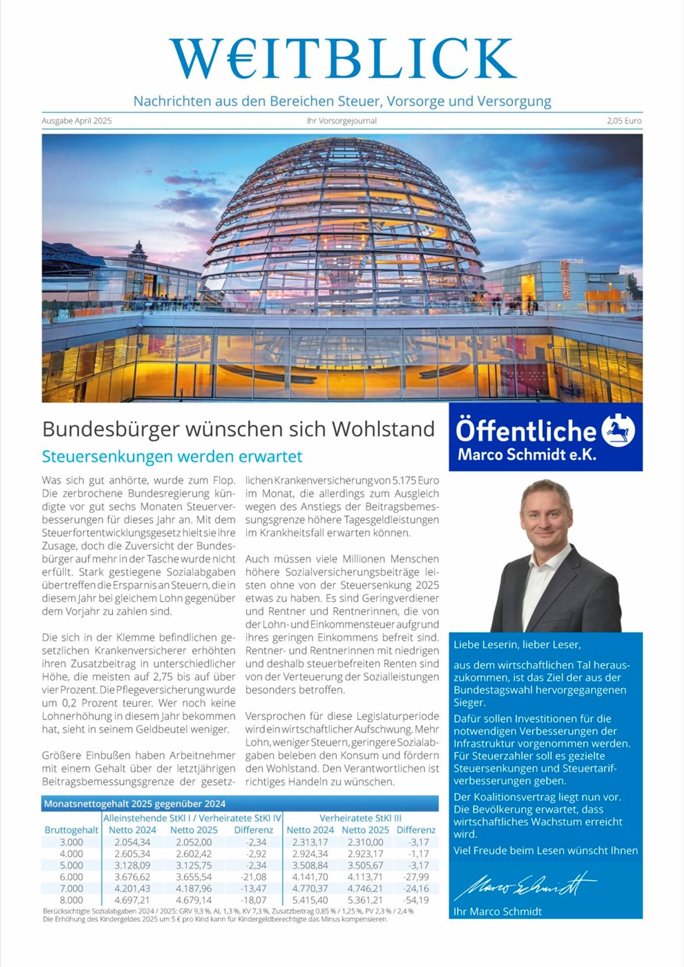 Weitblick Magazin Frühling 2025