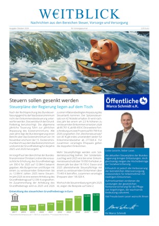 Weitblick Oktober 2024 – Titelseite