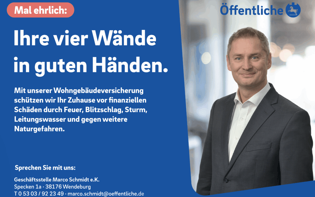Marco Schmidt, Risikomanager aus Wendeburg, informiert: Wichtige Versicherungen für Bauherr:innen