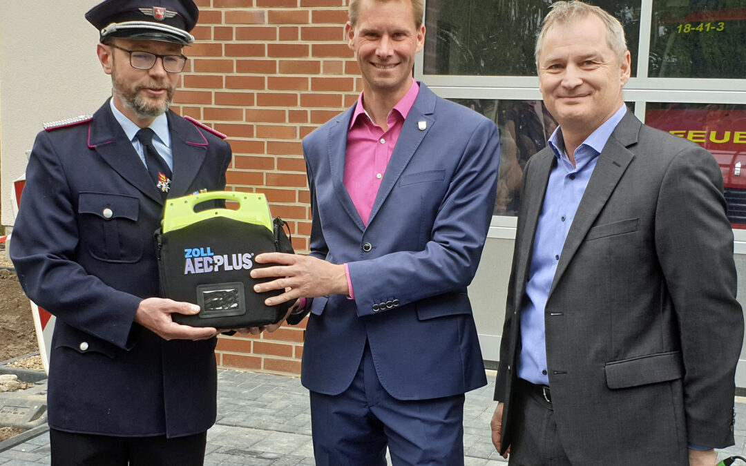 Defibrillatoren für Feuerwehren in Wendeburg – Lebensretter vor Ort